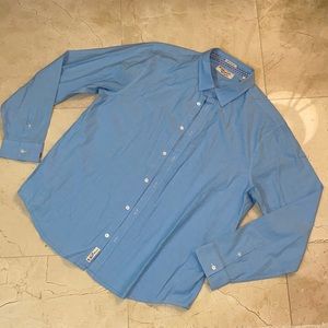 ORIGINAL PENGUIN Long Sleeve Baby Blue Button Down